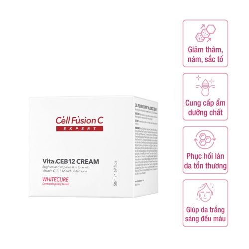 Thành phần Kem Dưỡng Trắng & Đều Màu Da Cell Fusion C Expert WhiteCure Vita.CEB12 Cream