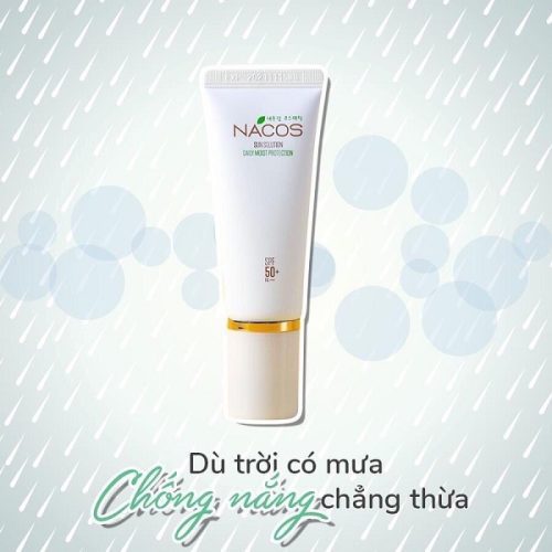 Kem chống nắng Nacos Sun Solution Daily Moist Protection Cream 