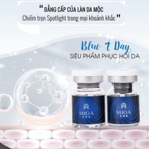 Bộ Phục Hồi Peptide Đông Xanh MIGA - Tế Bào Gốc MIGA - Blue Copper Peptide MIGA được mệnh danh là nữ hoàng của các loại tế bào gốc